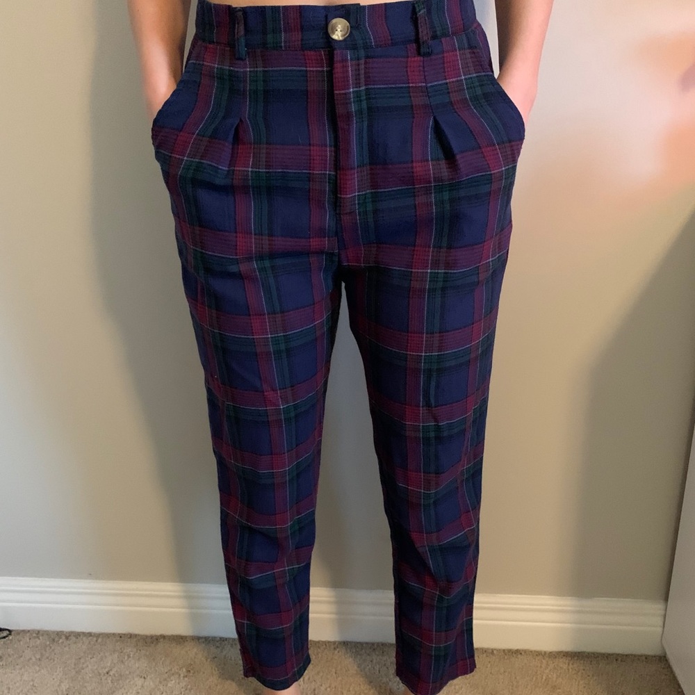 plaid pants
